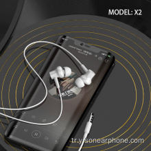 Yeni sürüm Handsfree kulak stereo kulaklık kablolu
